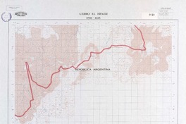 Cerro el Fraile 2700 - 6815 [material cartográfico] : Instituto Geográfico Militar de Chile.