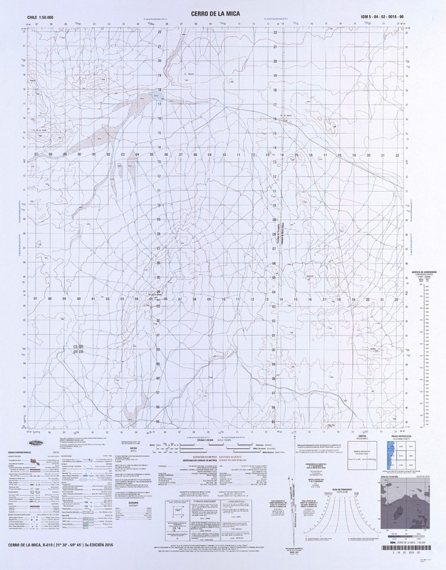 Cerro de La Mica  [material cartográfico] Instituto Geográfico Militar.