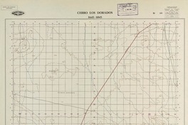 Cerro Los Dorados 2445 - 6945 [material cartográfico] : Instituto Geográfico Militar de Chile.