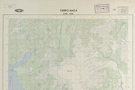 Cerro Macá 4500 - 7300 [material cartográfico] : Instituto Geográfico Militar de Chile.