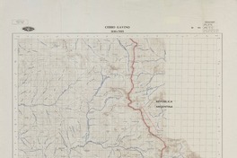Cerro Gavino 3130 - 7025 [material cartográfico] : Instituto Geográfico Militar de Chile.