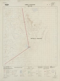Cerros Colorados 2600 - 6815 [material cartográfico] : Instituto Geográfico Militar de Chile.