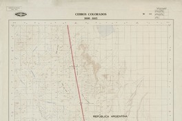 Cerros Colorados 2600 - 6815 [material cartográfico] : Instituto Geográfico Militar de Chile.