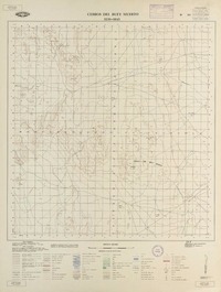 Cerros del Buey Muerto 2230 - 6945 [material cartográfico] : Instituto Geográfico Militar de Chile.