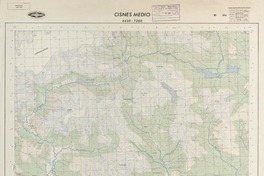 Cisnes Medio 4430 - 7200 [material cartográfico] : Instituto Geográfico Militar de Chile.