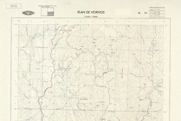 Plan de Hornos 312230 - 710000 [material cartográfico] : Instituto Geográfico Militar de Chile.