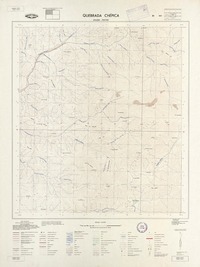 Quebrada Chépica 294500 - 703730 [material cartográfico] : Instituto Geográfico Militar de Chile.