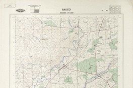 Rauco 345230 - 711500 [material cartográfico] : Instituto Geográfico Militar de Chile.