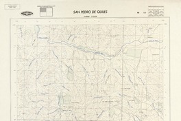 San Pedro de Quiles 310000 - 712230 [material cartográfico] : Instituto Geográfico Militar de Chile.