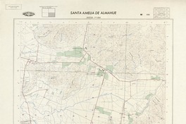 Santa Amelia de Almahue 342230 - 711500 [material cartográfico] : Instituto Geográfico Militar de Chile.