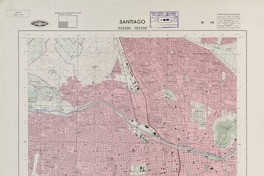 Santiago 332230 - 703730 [material cartográfico] : Instituto Geográfico Militar de Chile.