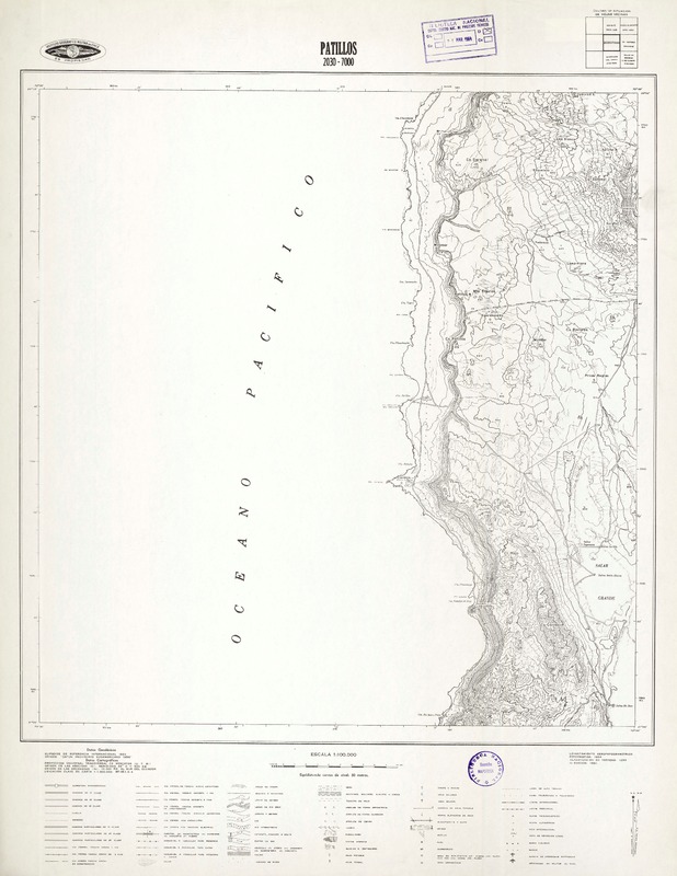 Patillos 2030 - 7000 [material cartográfico] : Instituto Geográfico Militar de Chile.