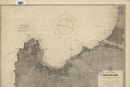 Valparaíso  [material cartográfico] levantamientos efectuados por la Marina de Chile en 1877 i 1907.