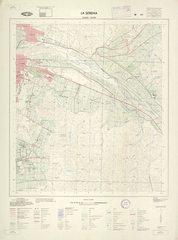 La Serena 295230 - 710730 [material cartográfico] : Instituto Geográfico Militar de Chile.
