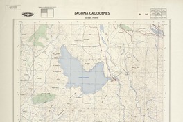 Laguna Cauquenes 341500 - 703730 [material cartográfico] : Instituto Geográfico Militar de Chile.