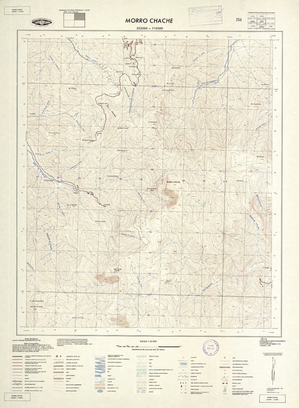 Morro Chache 323000 - 710000 [material cartográfico] : Instituto Geográfico Militar de Chile.