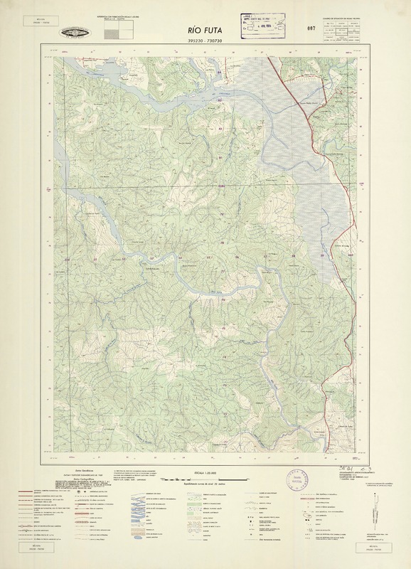 Río Futa 395230 - 730730 [material cartográfico] : Instituto Geográfico Militar de Chile.