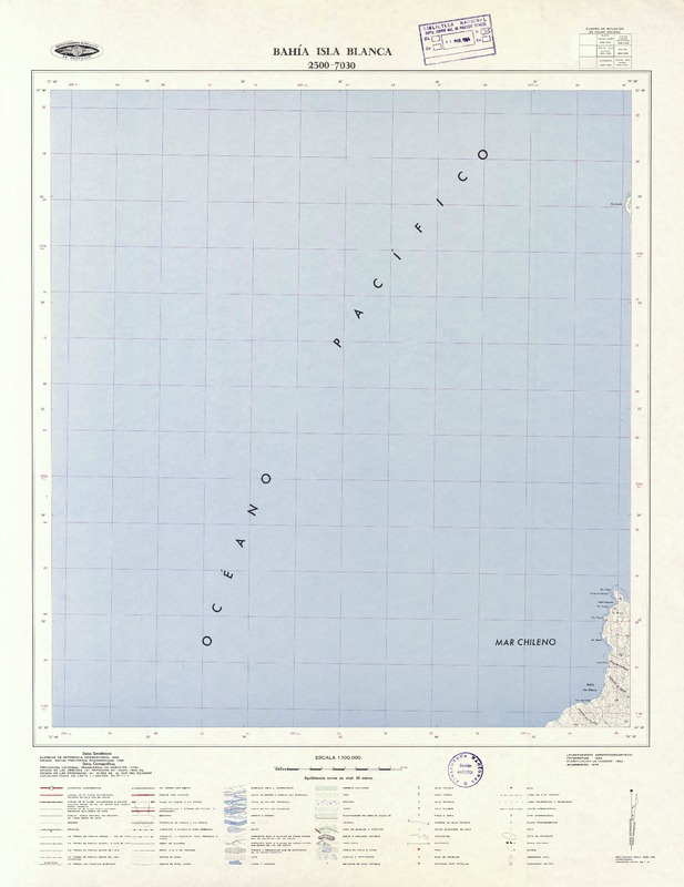Bahía Isla Blanca 2500 - 7030 [material cartográfico] : Instituto Geográfico Militar de Chile.