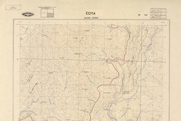 Coya 340730 - 703000 [material cartográfico] : Instituto Geográfico Militar de Chile.