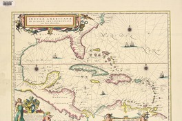 Insvlæ americanæ in Oceanó Septentrionali cum Terri adiacentibus  [material cartográfico] Willem and Johan Blaeu.