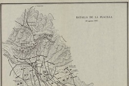 Batalla de La Placilla 20 agosto 1891. [material cartográfico] :
