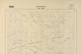 Exploradora  [material cartográfico] Instituto Geográfico Militar de Chile.