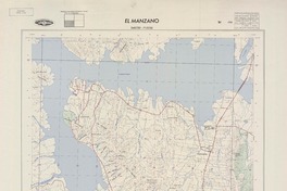 El Manzano 340730 - 712230 [material cartográfico] : Instituto Geográfico Militar de Chile.
