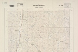 Estación Aucó 313000 - 710000 [material cartográfico] : Instituto Geográfico Militar de Chile.