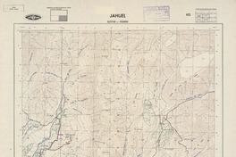 Jahuel 323730 - 703000 [material cartográfico] : Instituto Geográfico Militar de Chile.