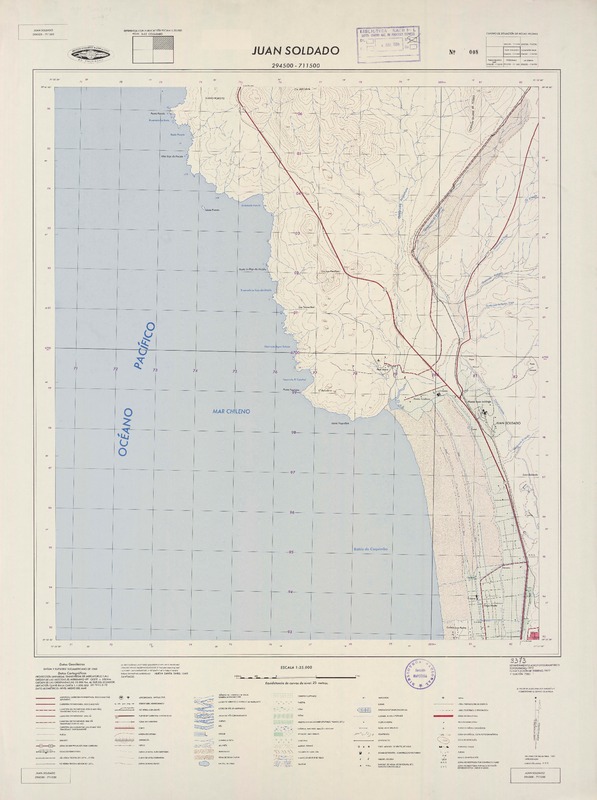 Juan Soldado 294500 - 711500 [material cartográfico] : Instituto Geográfico Militar de Chile.