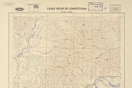 Casas viejas de Longotoma 321500 - 711500 [material cartográfico] : Instituto Geográfico Militar de Chile.