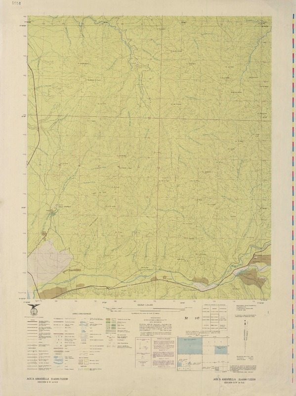 Agua Amarilla 314500 - 712230 [material cartográfico] : Instituto Geográfico Militar de Chile.