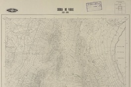 Sierra de Varas 2430 - 6900 [material cartográfico] : Instituto Geográfico Militar de Chile.