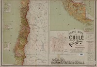 Nuevo mapa de Chile  [material cartográfico] publicado por Tornero y Bertini : redactado por P. Amadei.