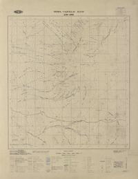 Sierra Vaquillas Altas 2500 - 6900 [material cartográfico] : Instituto Geográfico Militar de Chile.