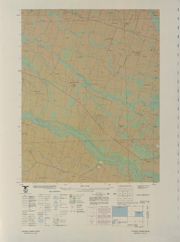 Canadá 380000 - 720730 [material cartográfico] : Instituto Geográfico Militar de Chile.
