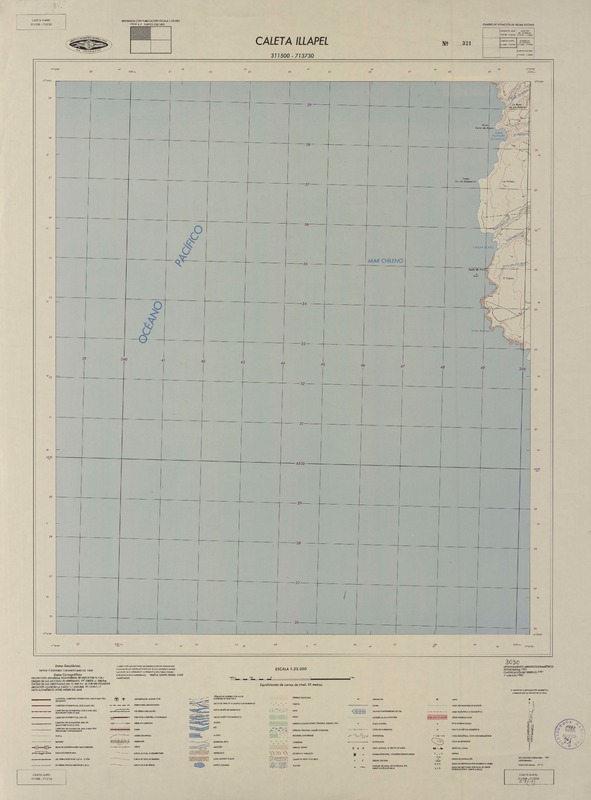 Caleta Illapel 311500 - 713730 [material cartográfico] : Instituto Geográfico Militar de Chile.