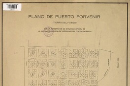 Plano de Puerto Porvenir (Tierra del Fuego)  [material cartográfico] de la Asociación Chilena de Aseguradores Contra Incendio.