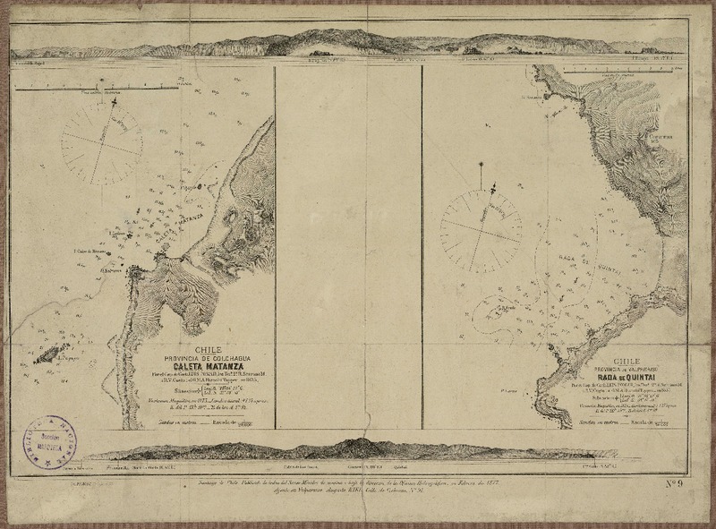 Caleta Matanza - Rada de Quintai  [Material cartográfico] levantado por el Capitán Luis Pomar