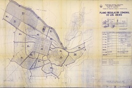 Plano regulador comunal de Los Andes [Material cartográfico] Secretaría Regional Ministerial de Vivienda y Urbanismo, Región de Valparaíso.