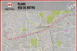 Plano Red de Metro  [material cartográfico] [Dirección General de Metro]