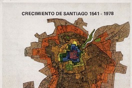 [Crecimiento de Santiago 1541-1978]. [material cartográfico] :