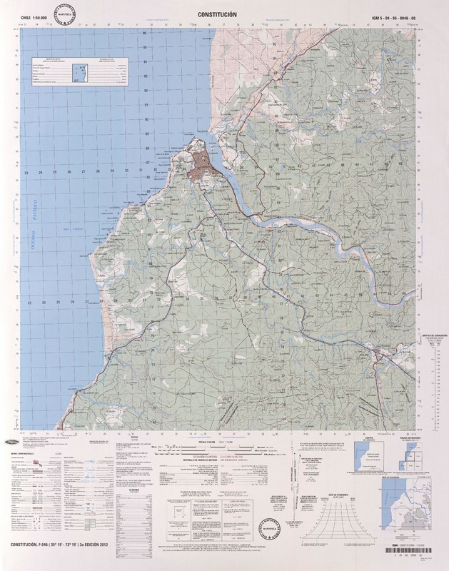 Constitución  [material cartográfico] Instituto Geográfico Militar.