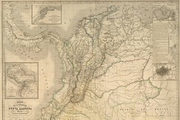 Mapa de la República de la Nueva Granada  [material cartográfico] por el Coronel de artillería Joaquín Acosta ; diseñado por J. B. L. Charle ; la letra por J. M. Hacq ; gravado por A. Orgiazzi ; arreglado al sistema federal de 1858 por J. M. Samper.