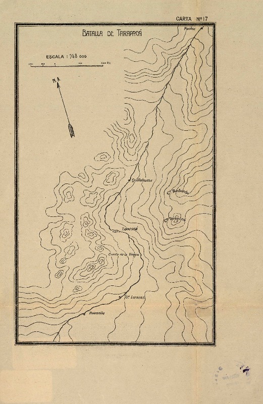 Batalla de Tarapacá  [material cartográfico].