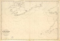 Carte des entrées de la Mer D'Irlande et du Canal de Bristol  [material cartográfico] dressée d'apres le derniers Travaux Anglais par Robiquet Hydrographe.