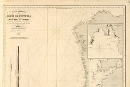 Carte générale des côtes de Portugal et de la partie LL.O. d'Espagne  [material cartográfico] Robiquet, Hydrographe.
