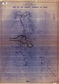 Mapa rol de caminos Provincia de Chiloé  [material cartográfico] Ministerio de Obras Públicas, Dirección de Vialidad.