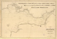 Le Canal de Bristol  [material cartográfico] d'après les trabaux des Geuts. Denham et G. Robinson, de la Marine Royale d'Angleterre par Robiquet Hydrographe.