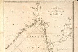 Karta öfver Kattegat och Bohus Bugten med en del af Skagerrak  [material cartográfico] af Gust af Klint.